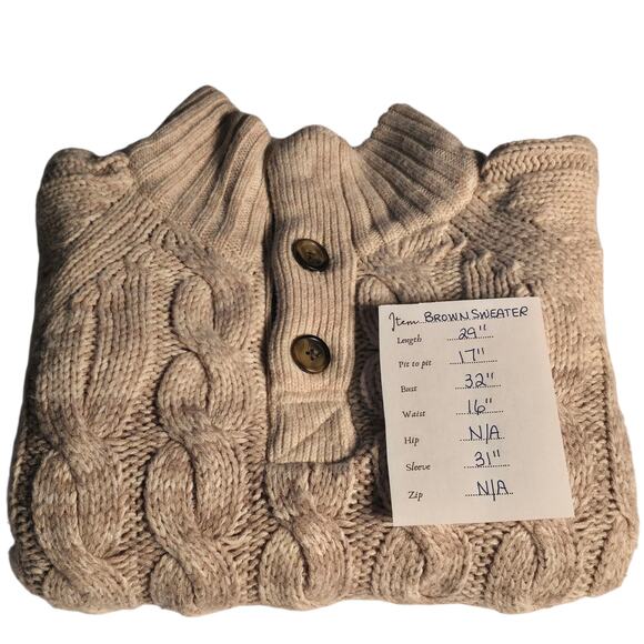 Original Weatherproof size (M) Vintage cable knit and stylish sweater - Picture 5 of 6